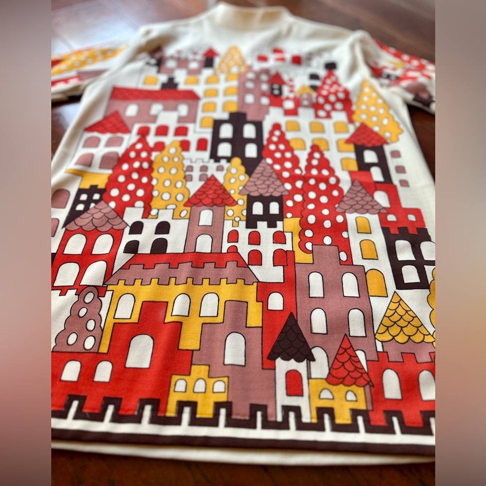 Authentic Vintage Mod Deco 1960’s Tunic